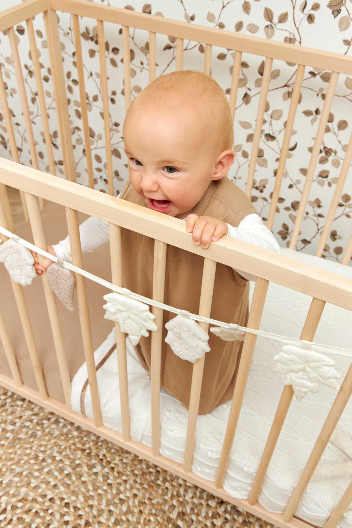 Babydecke Romantische Blume