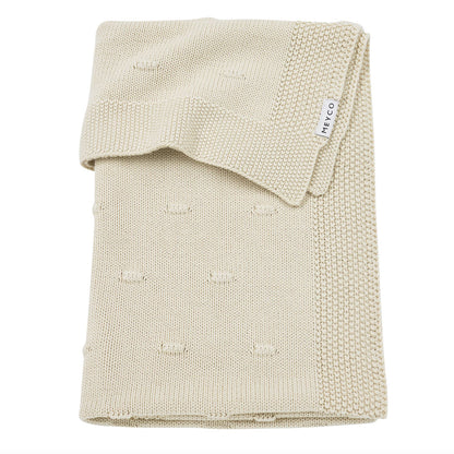 Babydecke von der Marke Meyco Baby in der Farbe beige