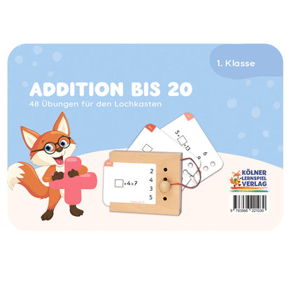 Lochkarten Addition bis 20 vom Kölner Lernspielverlag