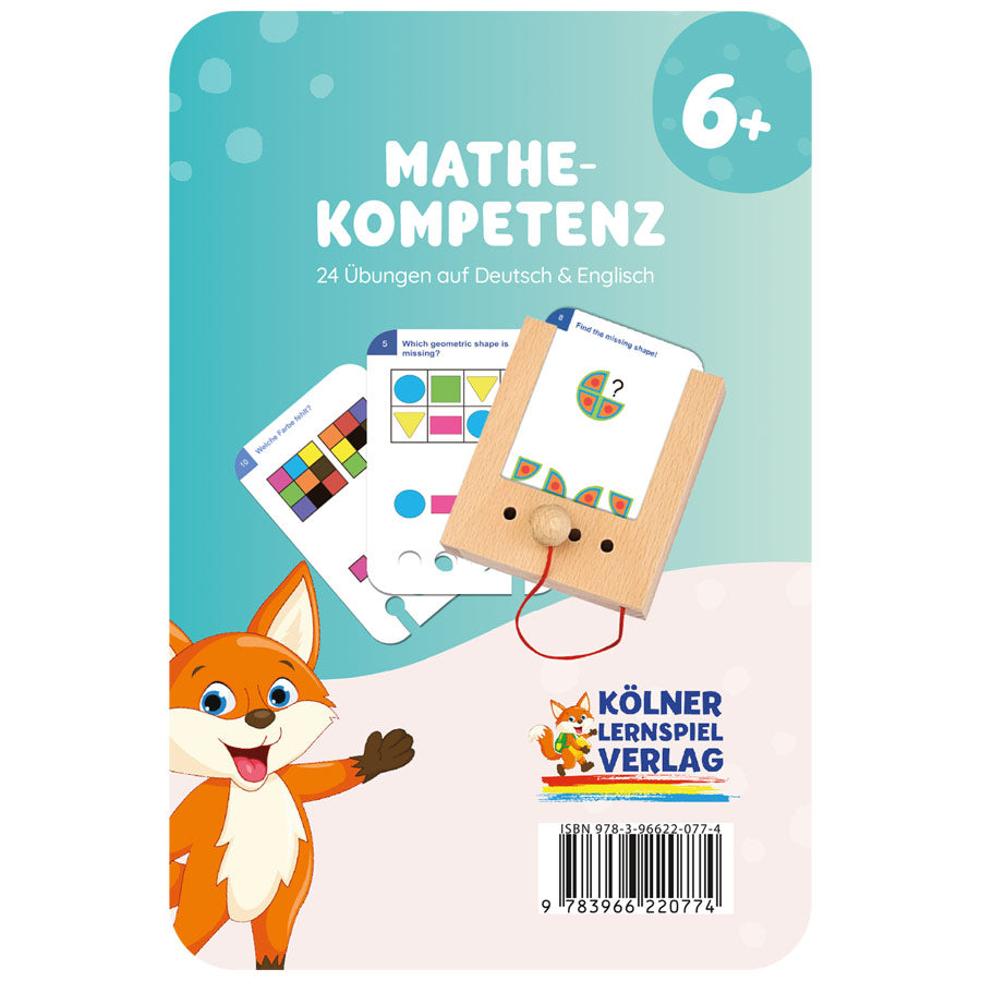 Karten Mathekompetenz für die Lochkasten - Lernspiel Kölner Lernspielverlag