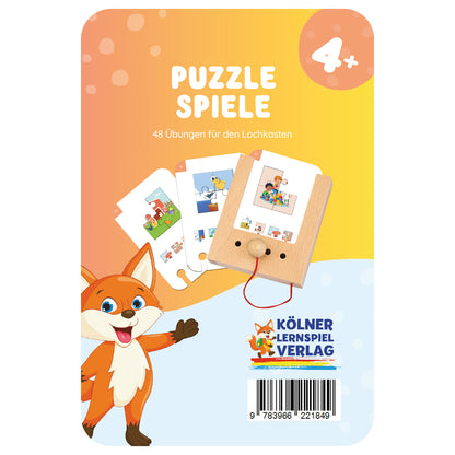 Lochkarten Puzzlespiele vom Kölner Lernspielverlag