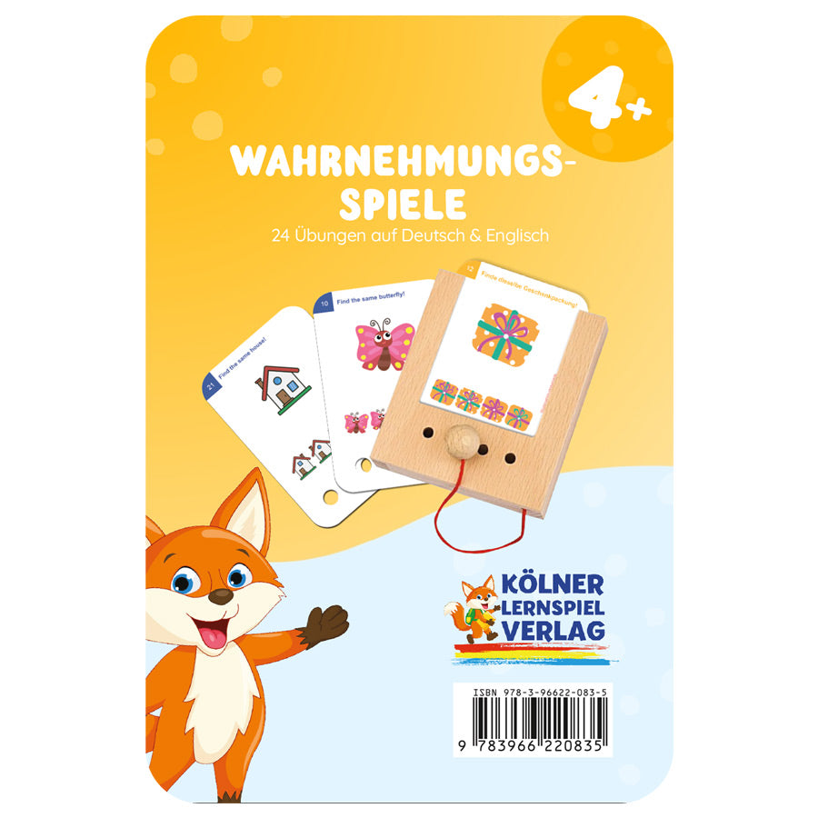 Lochkarten Wahrnehmungsspiele vom Kölner Lernspielverlag