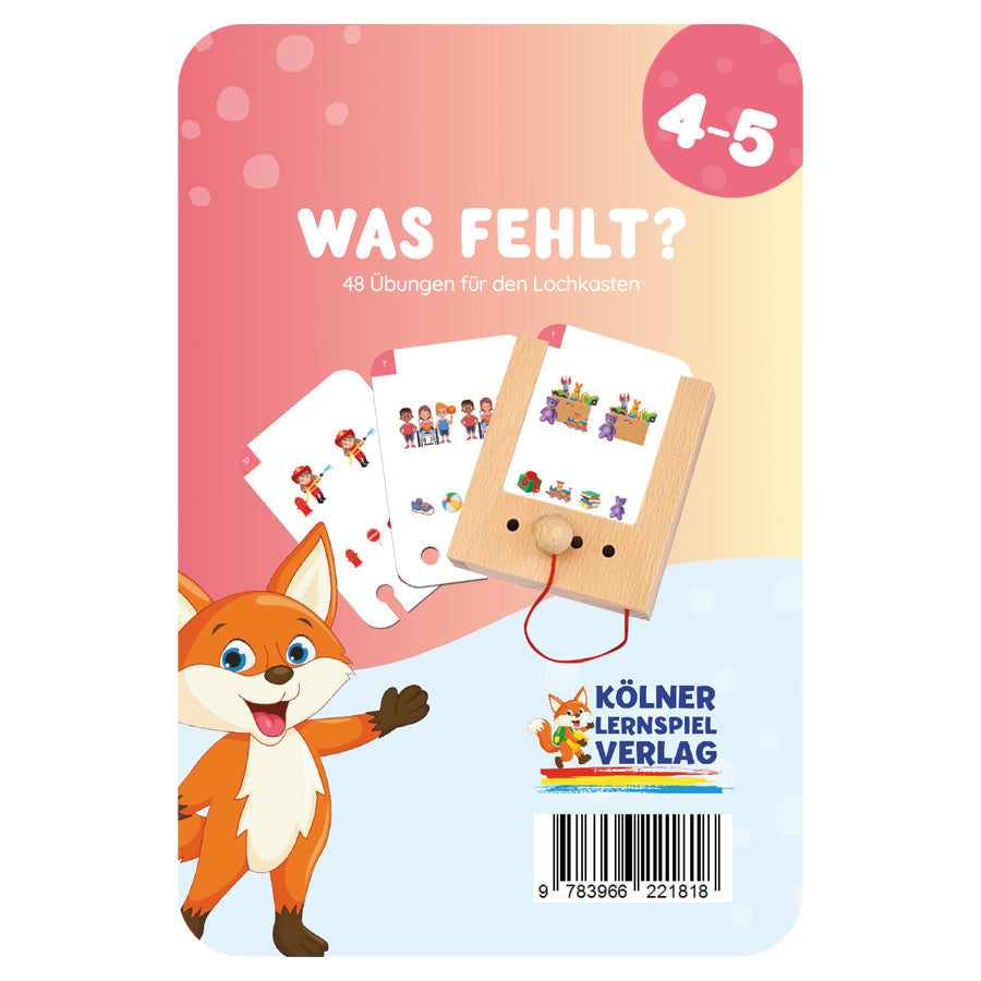 Lochkarten Was fehlt vom Kölner Lernspielverlag