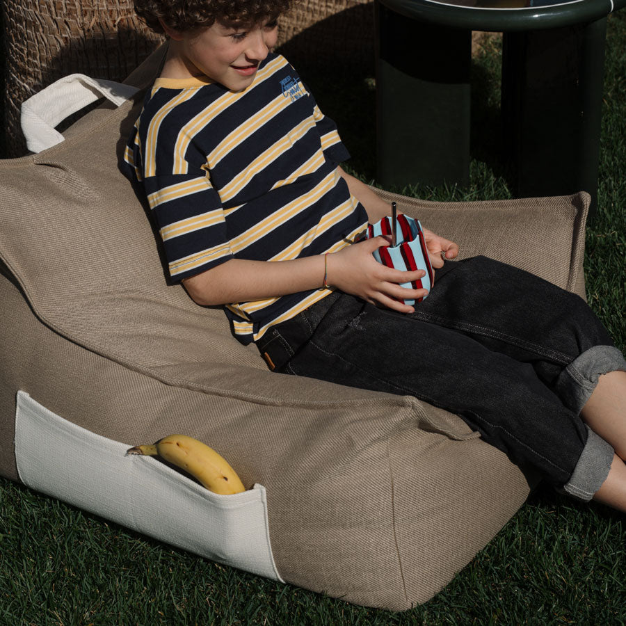 Kindersessel mit Seitentasche - Outdoor | Gartenmöbel für Kinder