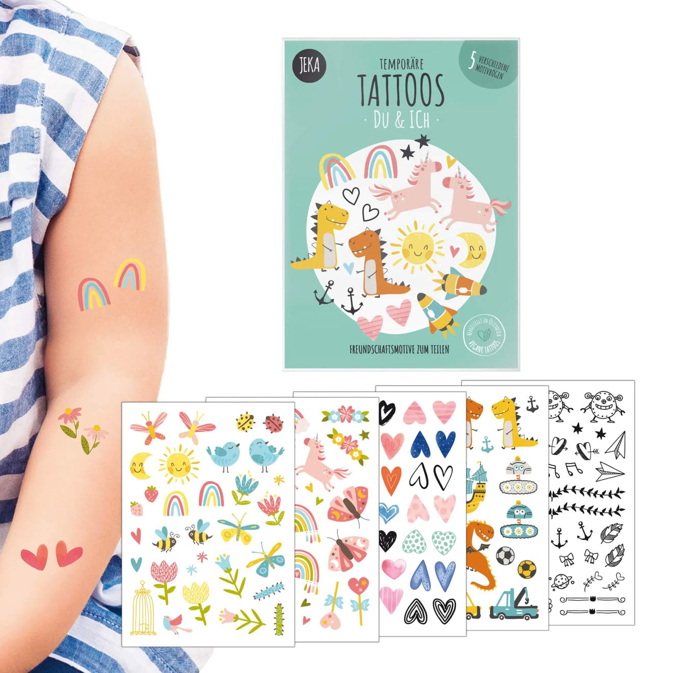 Temporäre TATTOOS - DU & ICH