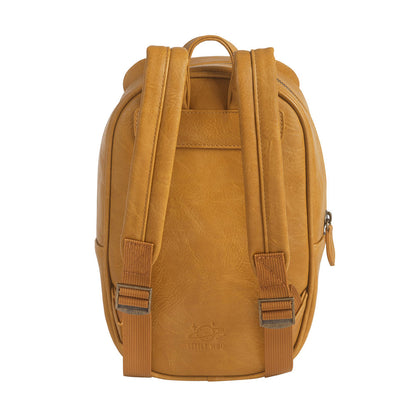 Die Träger des Kinderrucksacks lassen sich an die Größe des Kindes anpassen. 