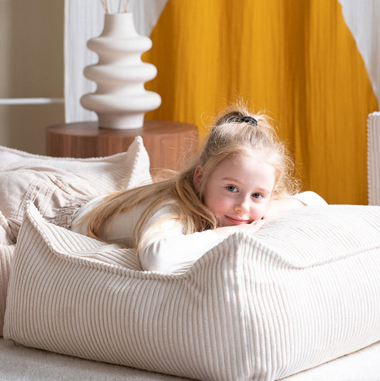 Kindersitzsack - Ottomans Square - Cord | Kindermöbel