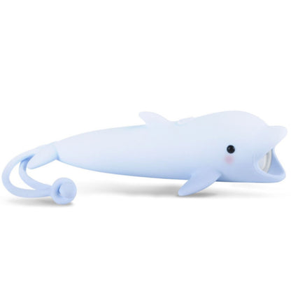 Taschenlampe in Form eines Delfins in der Farbe hellblau für Kinder