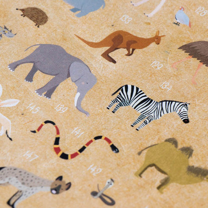 Tolle Tier-Sticker wie Zebra, Elefant, Schlange und Co. - Bastelset für Kinder