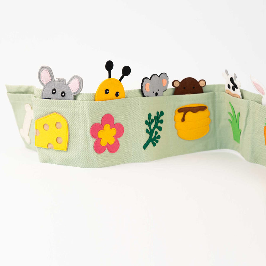 Zuordnungsspiel von Jolly Designs für Kinder als perfekte Beschäftigung für unterwegs