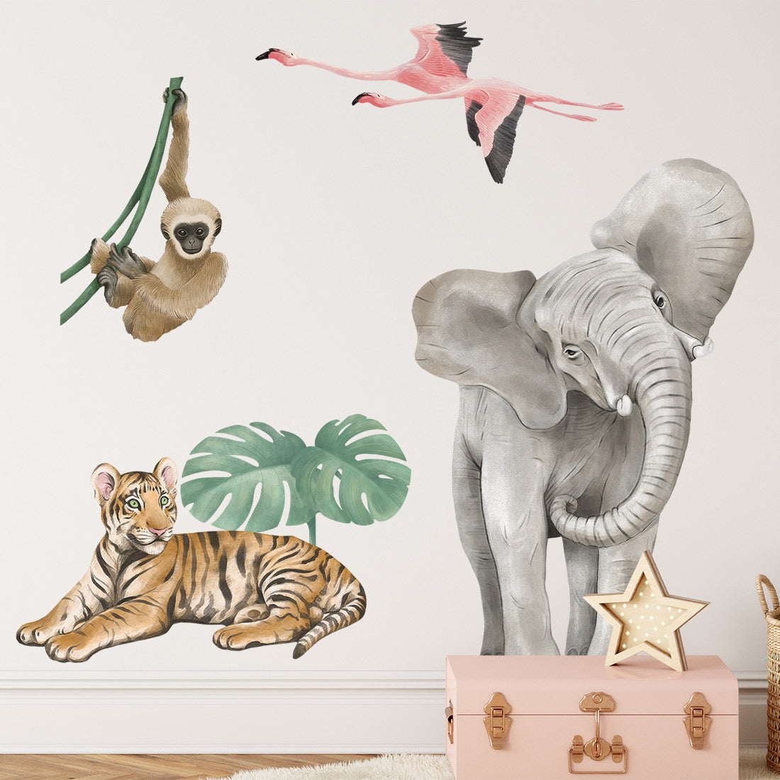 Wandtattoos - Safari Tiere