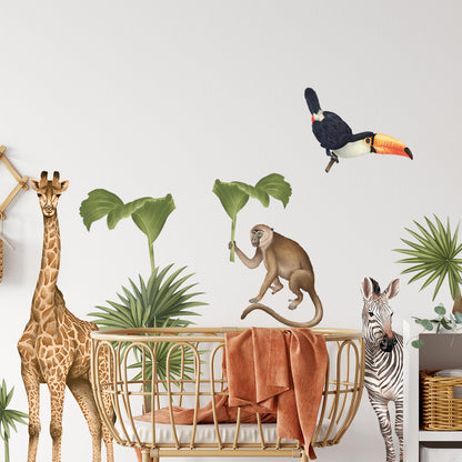 Wandtattoos - Safari Tiere
