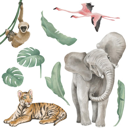 Wandtattoos - Safari Tiere