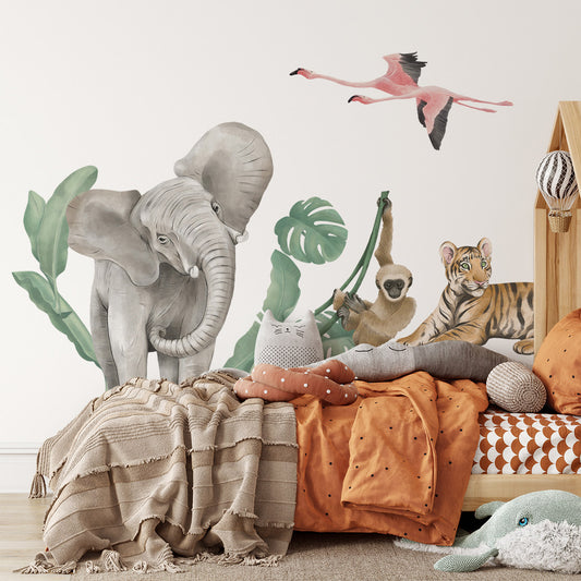 Wandtattoos - Safari Tiere