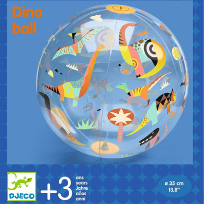 Der Wasserball hat einen Durchmesser von 35cm und ist von der Marke Djeco