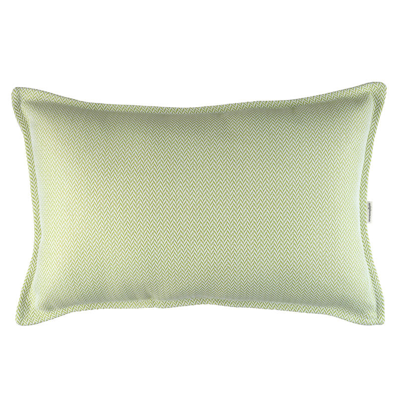 Längliches Outdoor-Kissen von Wigiwama in der Farbe herba / grün