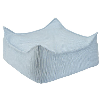 Wigiwama Outdoor Ottoman in der Farbe Azure / Blau